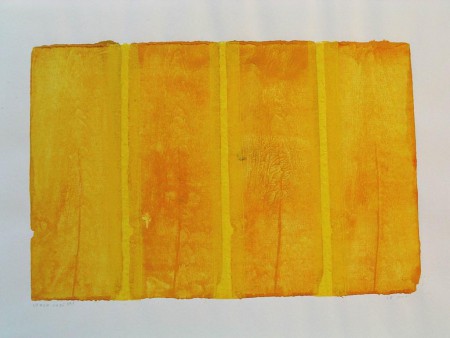 yellow forest No1 - sárga erdö No1 50x70 cm private collection