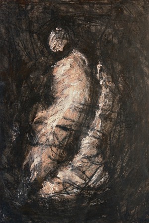 magányos férfi 70x50 cm